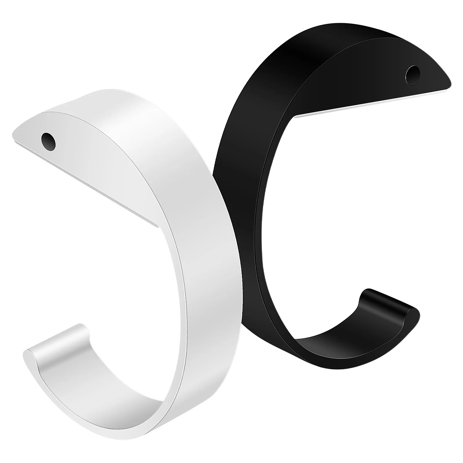 2Pcs C-Shaped Desk Backpack Hooks White Black Aluminum Alloy Purse Hanger For Table Safe Portable Robust Metal Hanging Desk
2Pcs C-Shaped Desk Backpack Hooks White Black Aluminum Alloy Purse Hanger For Table Safe Portable Robust Metal Hanging Desk