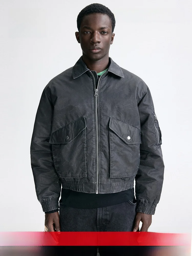 Мужская ретро-спортивная хлопковая куртка-пилот H&M 1316590, утепленная, свободного кроя, стандартной длины, для повседневной носки, из нейлонового волокна
Мужская ретро-спортивная хлопковая куртка-пилот H&M 1316590, утепленная, свободного кроя, стандартной длины, для повседневной носки, из нейлонового волокна