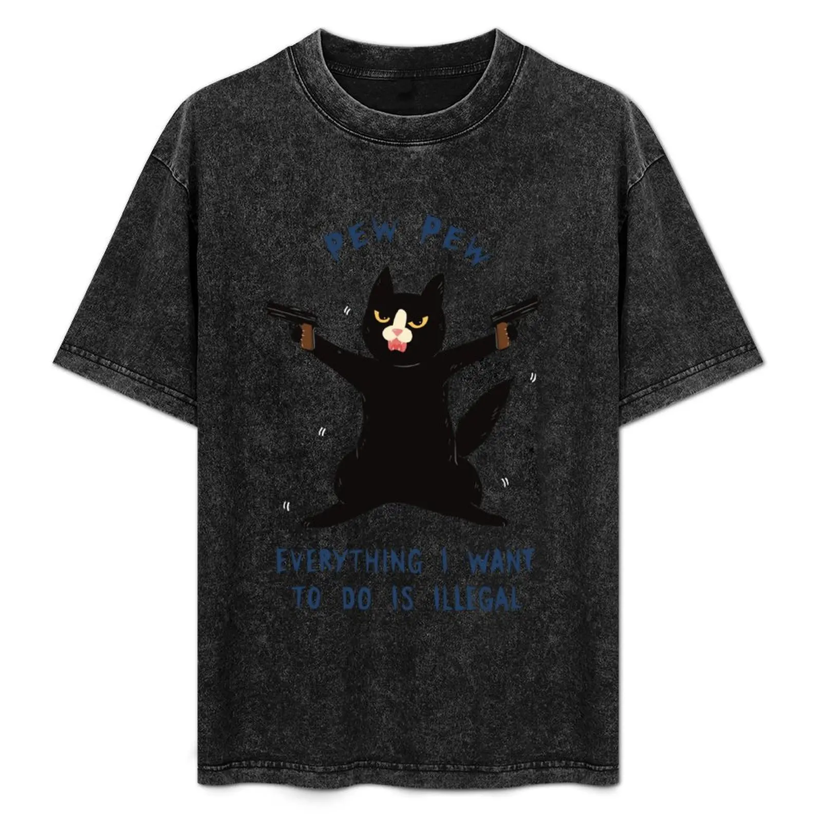 Pew Pew, Everything I Want To Do Is Illegal T-Shirt graphic t shirts summer top blanks T-shirt men
Pew Pew, Everything I Want To Do Is Illegal T-Shirt graphic t shirts summer top blanks T-shirt men