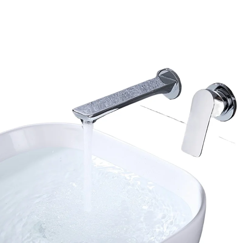 Simple all-copper integrated wall concealed hot and cold water splash-proof hand washing bathroom cabinet basin basin faucet
Simple all-copper integrated wall concealed hot and cold water splash-proof hand washing bathroom cabinet basin basin faucet