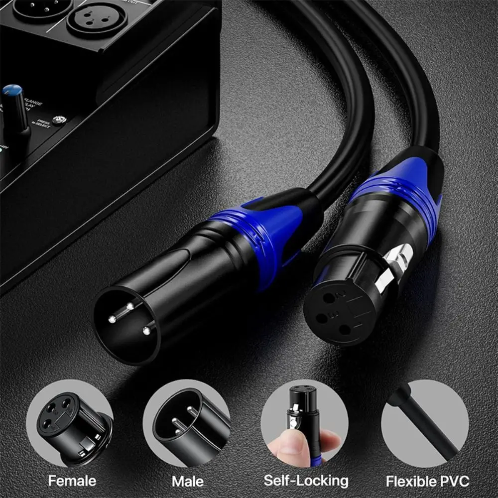 Canon Plug 3 Pin Signal Cable PVC XLR Adapter XLR Connector Cable Balanced Line Multifunction 3Pin XLR Cable
Canon Plug 3 Pin Signal Cable PVC XLR Adapter XLR Connector Cable Balanced Line Multifunction 3Pin XLR Cable