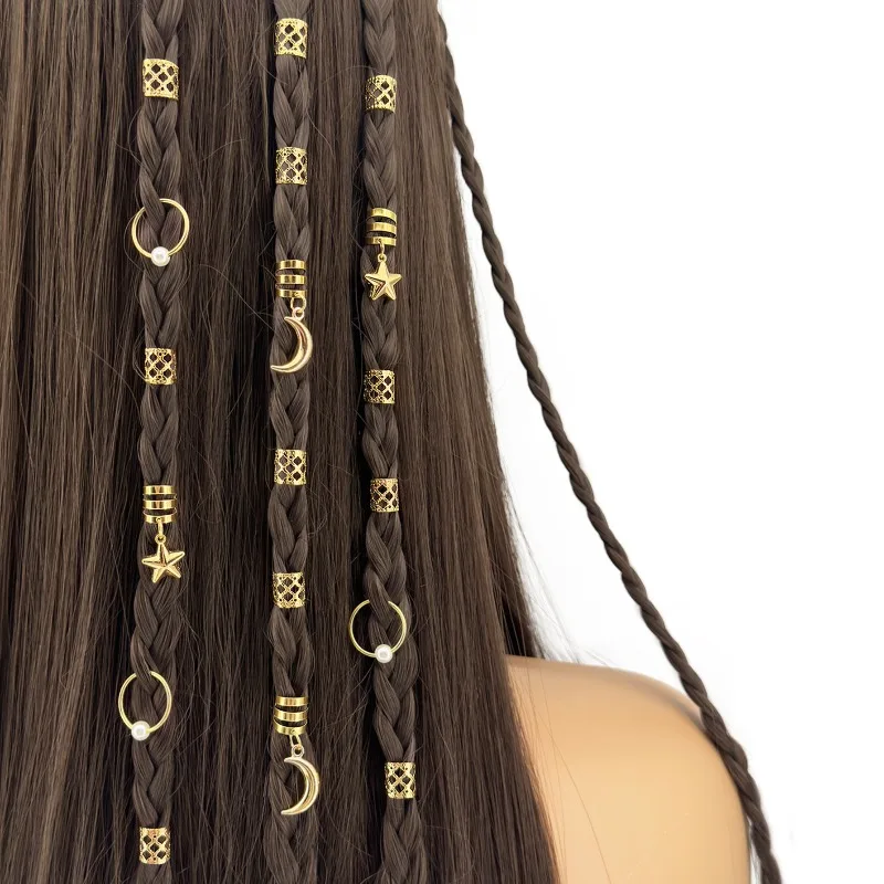 Star Moon Pearl Dreadlock Rings 34Pcs Set Hair Clips Charms for Woman Man Braids Extension Party Beach Vacation Boho Shiny
Star Moon Pearl Dreadlock Rings 34Pcs Set Hair Clips Charms for Woman Man Braids Extension Party Beach Vacation Boho Shiny