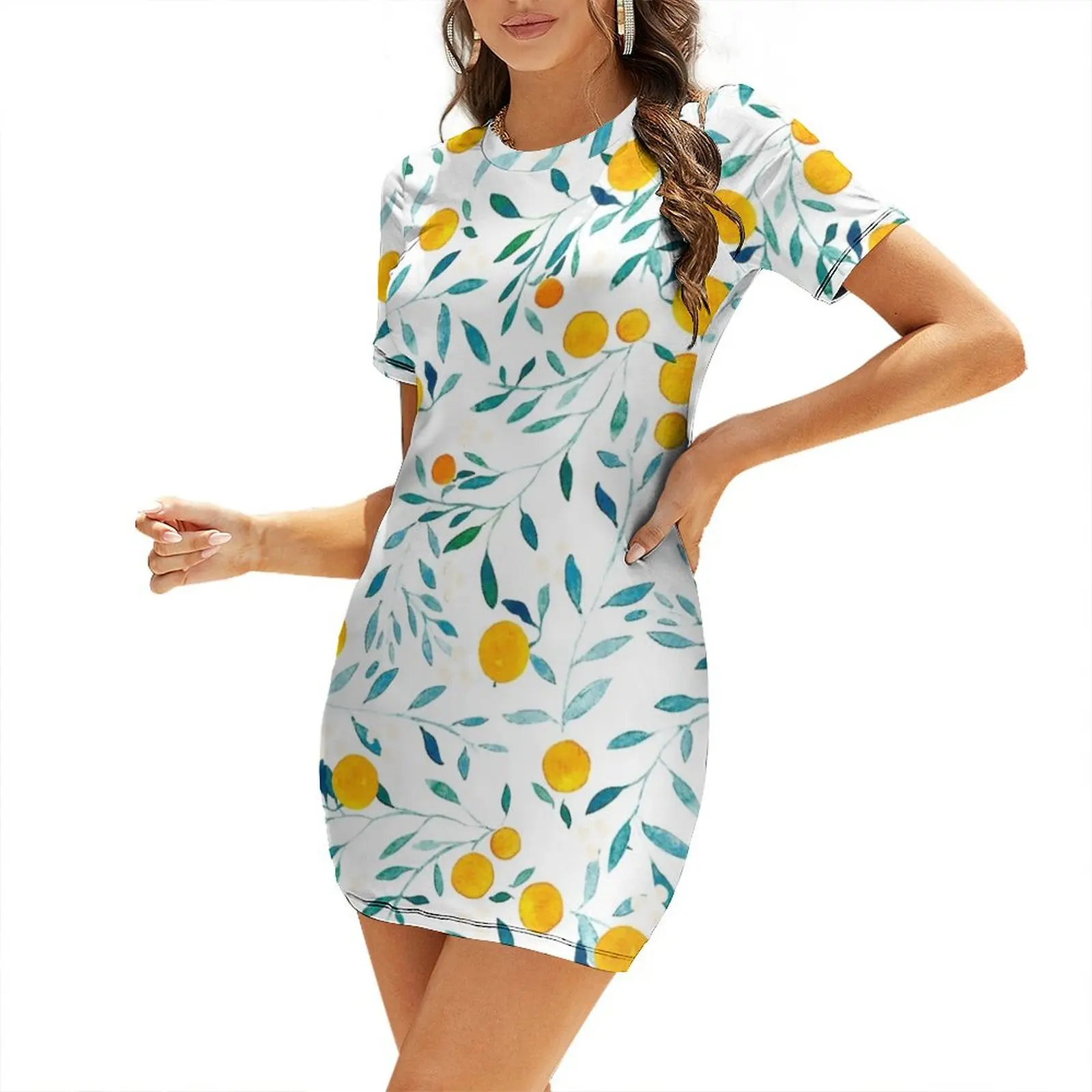 Orange Tree Short Sleeved Dress women party dresses dresses for special events women formal occasion dresses
Orange Tree Short Sleeved Dress women party dresses dresses for special events women formal occasion dresses