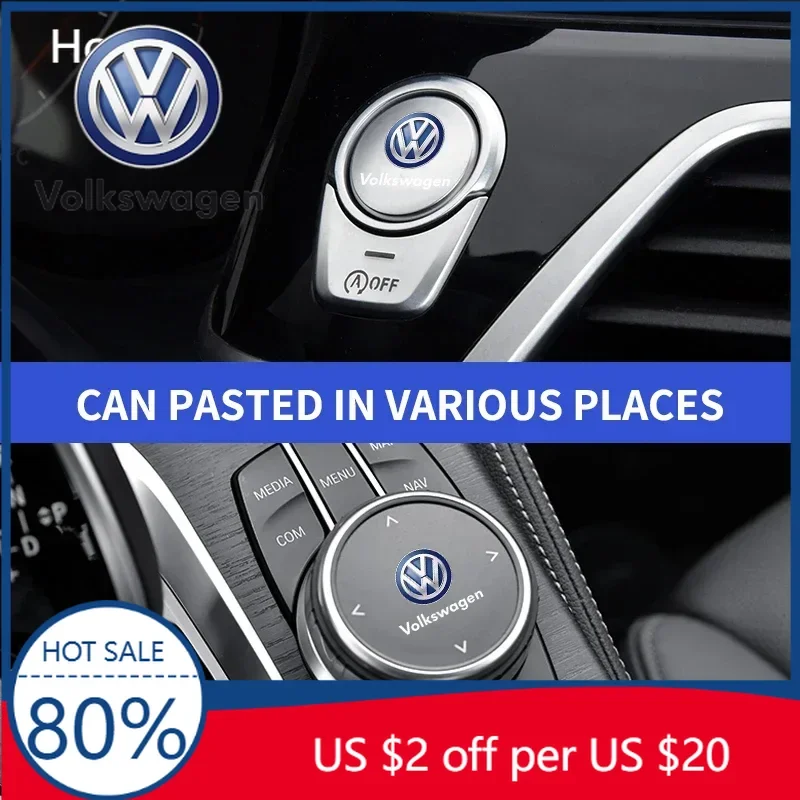 Наклейки-эмблемы для интерьера автомобиля Volkswagen (1/2/10 шт.) – аксессуары для стайлинга VW Golf, Polo, Passat, Touran
Наклейки-эмблемы для интерьера автомобиля Volkswagen (1/2/10 шт.) – аксессуары для стайлинга VW Golf, Polo, Passat, Touran