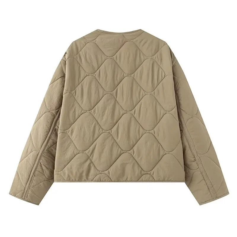 ZBZA Spring New Faionable Women's Long Sve round Ne Warm Cotton Jaet Outerwear Multi-Color Casual Loose Fit Coat
ZBZA Spring New Faionable Women's Long Sve round Ne Warm Cotton Jaet Outerwear Multi-Color Casual Loose Fit Coat