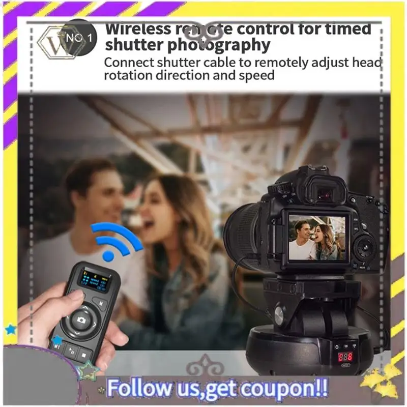 New YT-1200 Auto Motorized Head 360 Timed Panoramic Stabilizer Remote Control For Phone Camera Gopro VS Zifon
New YT-1200 Auto Motorized Head 360 Timed Panoramic Stabilizer Remote Control For Phone Camera Gopro VS Zifon