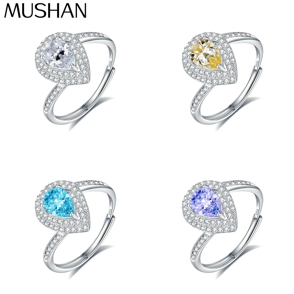 MuShan Jewelry 925 Sterling Silver Ring Wedding Band High Carbon Diamond Birthday Gift Fine Jewelry Women Rings Fine Jewelry
MuShan Jewelry 925 Sterling Silver Ring Wedding Band High Carbon Diamond Birthday Gift Fine Jewelry Women Rings Fine Jewelry