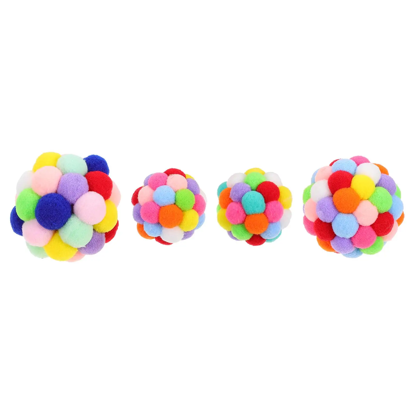 4 Pcs Funny Cat Ball Kitten Toys Colorful Plush Teasing Mint Pet Interactive Chew Chewing Playing
4 Pcs Funny Cat Ball Kitten Toys Colorful Plush Teasing Mint Pet Interactive Chew Chewing Playing
