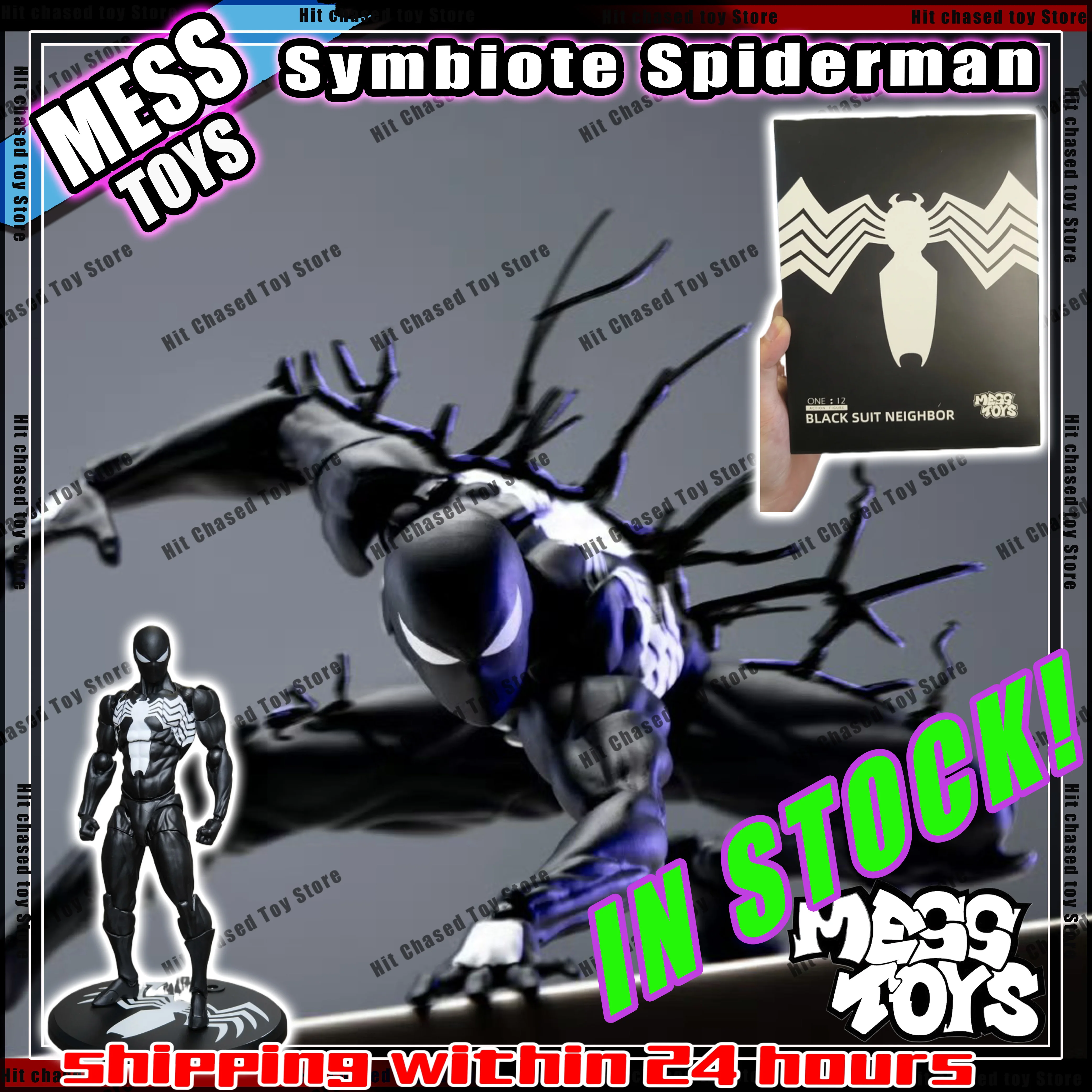 В наличии беспорядочные игрушки Человек-паук Симбиот Человек-паук Messtoys Алый паук Черный костюм Сосед Аниме Фигурка Подарки Игрушка
В наличии беспорядочные игрушки Человек-паук Симбиот Человек-паук Messtoys Алый паук Черный костюм Сосед Аниме Фигурка Подарки Игрушка