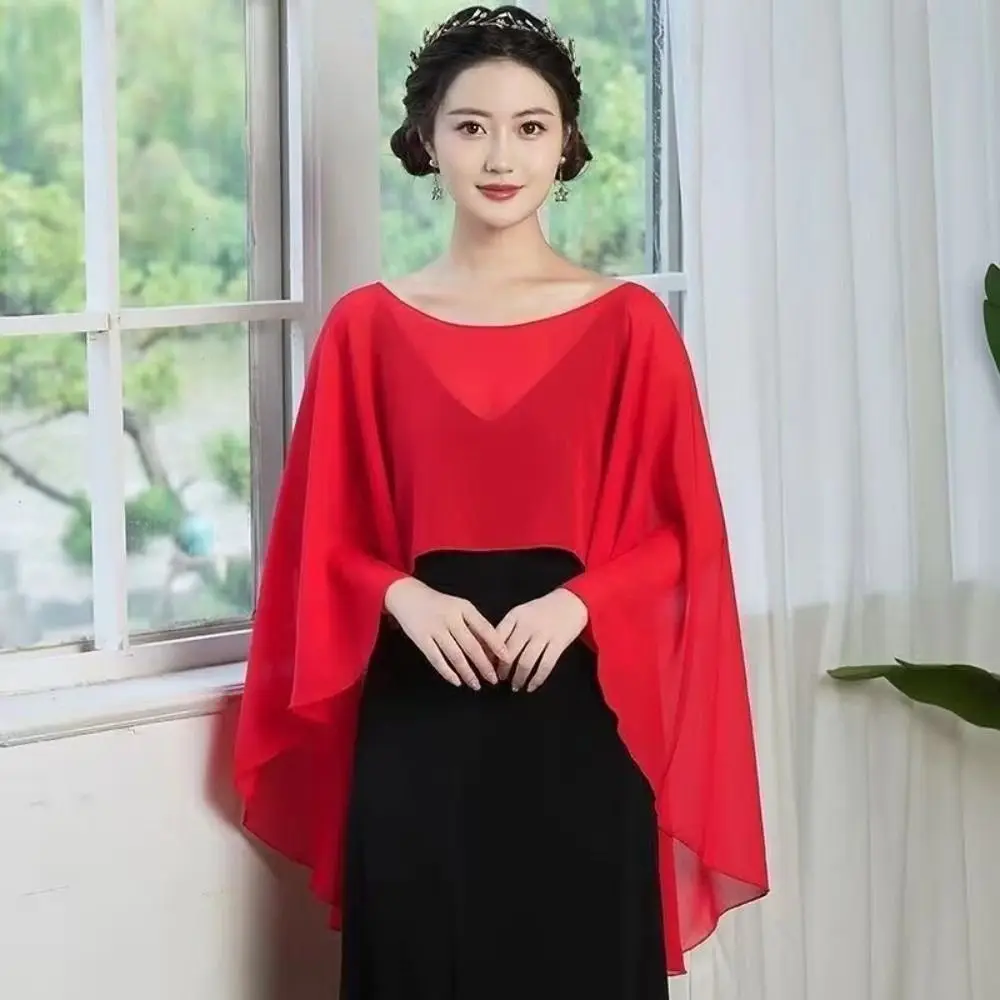Solid Color Thin Wide Chiffon Shawl All Match Sunscreen Women Pullover Wraps Party Dress Soft Wedding Scarves Shawl Summer
Solid Color Thin Wide Chiffon Shawl All Match Sunscreen Women Pullover Wraps Party Dress Soft Wedding Scarves Shawl Summer