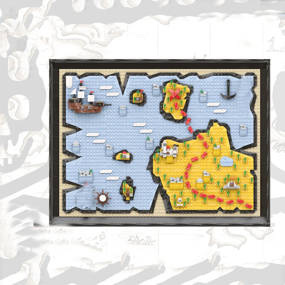 DIY1501pcs UCS Pirate Map Customized Creative Assembly Building Blocks Educational Toys Hanging Painting Model Holiday Gift
DIY1501pcs UCS Pirate Map Customized Creative Assembly Building Blocks Educational Toys Hanging Painting Model Holiday Gift