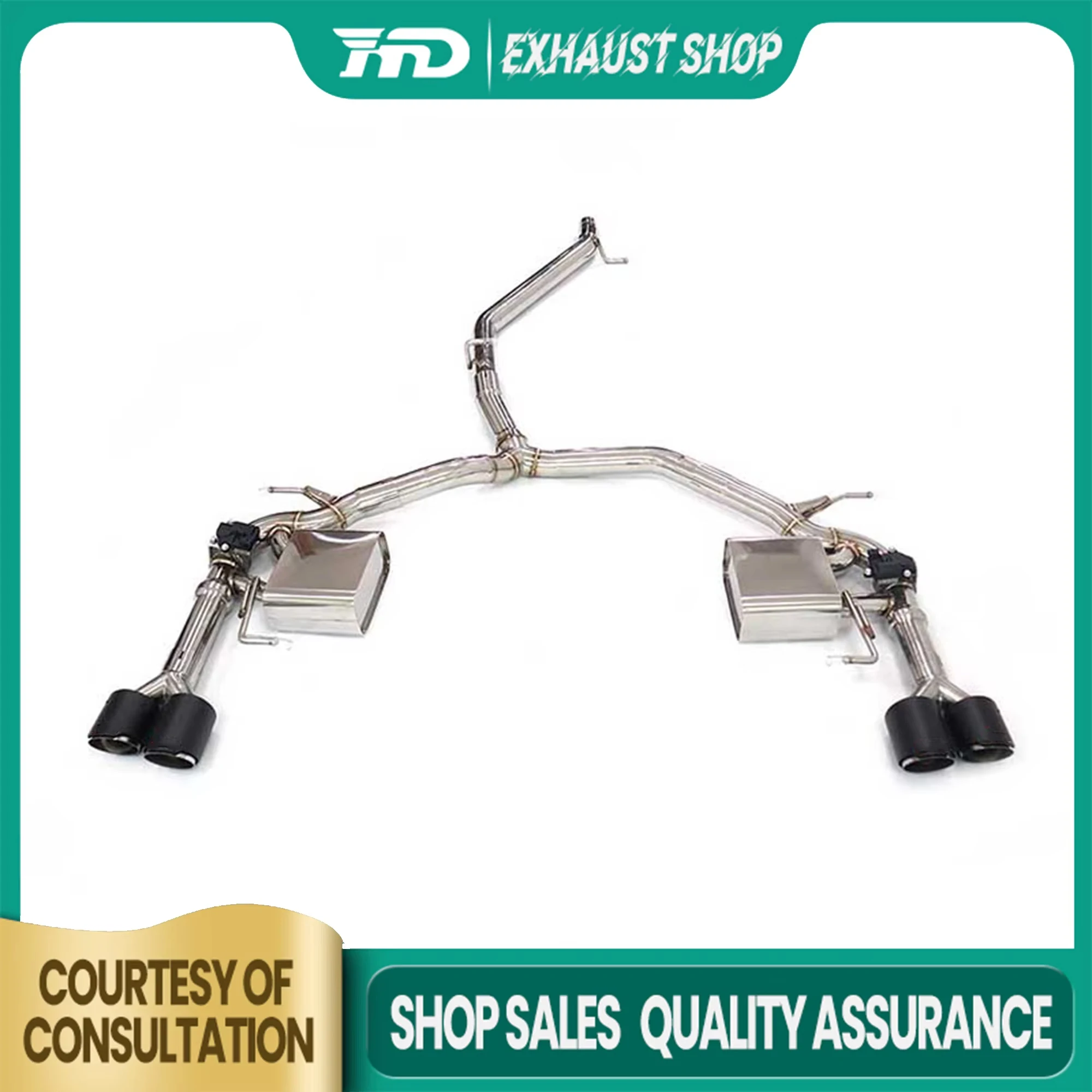 HMD Exhaust System catback for AUDI a6 a7 c8 hybrid 2.0T with valve Lossless installation Increased power
HMD Exhaust System catback for AUDI a6 a7 c8 hybrid 2.0T with valve Lossless installation Increased power