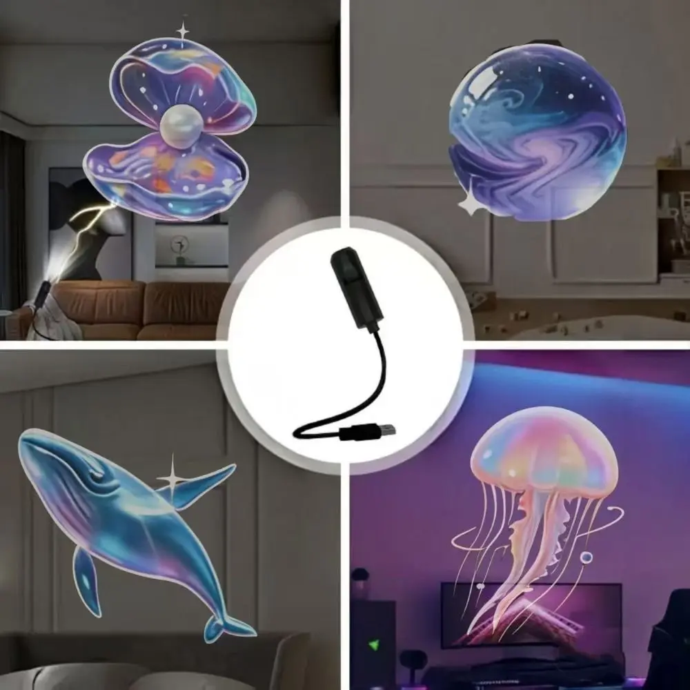 Adjustable Patterns LED USB Projector Light Portable Design Whale Projection Night Light Starfish Jellyfish
Adjustable Patterns LED USB Projector Light Portable Design Whale Projection Night Light Starfish Jellyfish