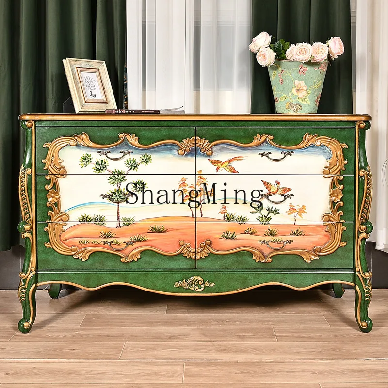 FG сельский входной шкаф с шестью ведрами в стиле ретро, окрашенные ящиками для гостиной, у стены, спальни, шкаф для хранения из цельного дерева
FG сельский входной шкаф с шестью ведрами в стиле ретро, окрашенные ящиками для гостиной, у стены, спальни, шкаф для хранения из цельного дерева