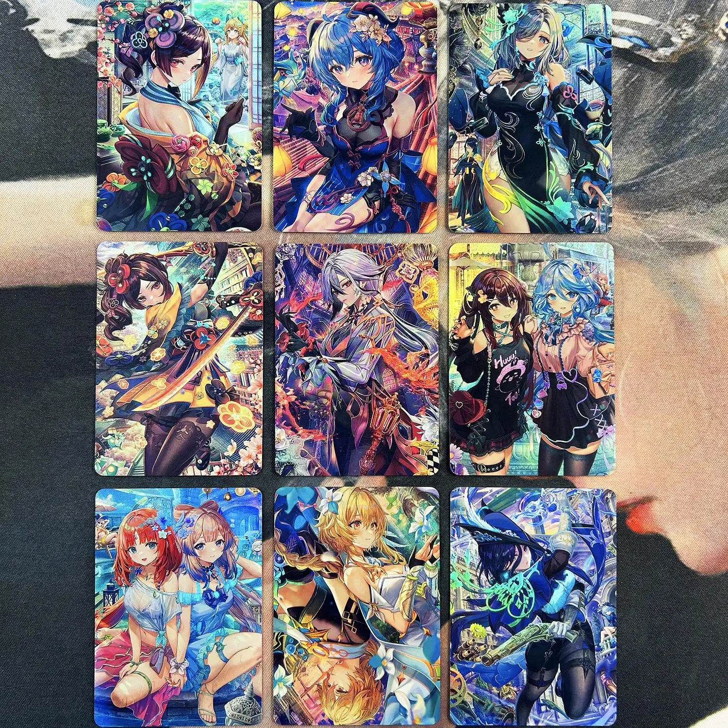 9 шт./компл. Genshin Impact Shenhe Ganyu Diy самоконтроль коллекционная подпись торговая флэш-карта аниме мультфильм оригинальная серия подарок
9 шт./компл. Genshin Impact Shenhe Ganyu Diy самоконтроль коллекционная подпись торговая флэш-карта аниме мультфильм оригинальная серия подарок