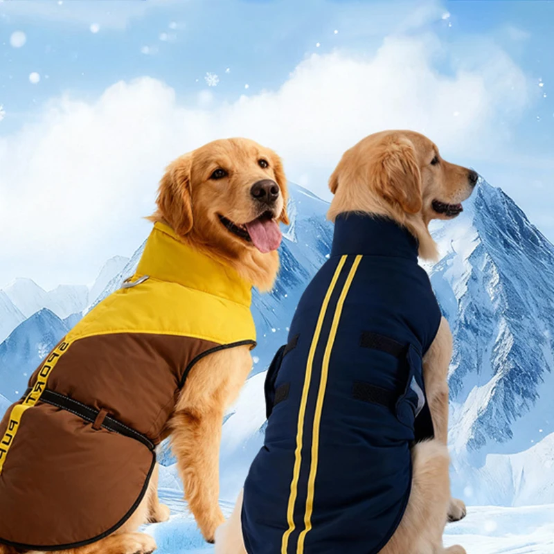 Pet Winter Coat Reflective Windproof Big Dog Clothes Large Dogs Warm Jacket Bulldog Golden Retriever Labrador Dog Outfits
Pet Winter Coat Reflective Windproof Big Dog Clothes Large Dogs Warm Jacket Bulldog Golden Retriever Labrador Dog Outfits