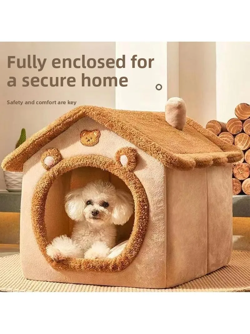 Detachable Washable House Villa Winter Warmth Dog Bed Closed Style Shelter Year round Use Pet Supplies
Detachable Washable House Villa Winter Warmth Dog Bed Closed Style Shelter Year round Use Pet Supplies