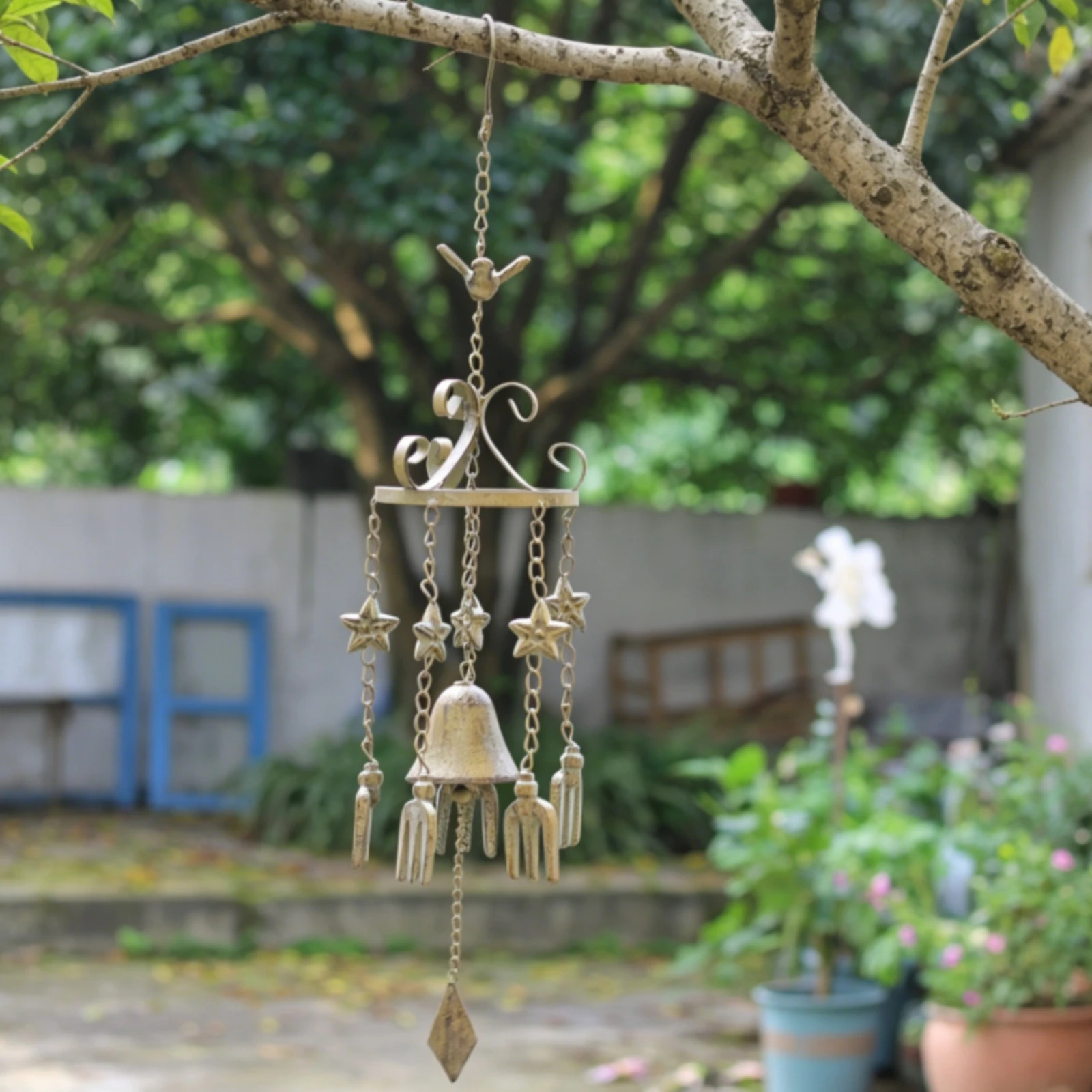 Cast Iron Wind Chime Antique Style Bronze Wind Chime Hanging Bell Ornament Teardrop Weight Outdoor Decor Long-Lasting
Cast Iron Wind Chime Antique Style Bronze Wind Chime Hanging Bell Ornament Teardrop Weight Outdoor Decor Long-Lasting