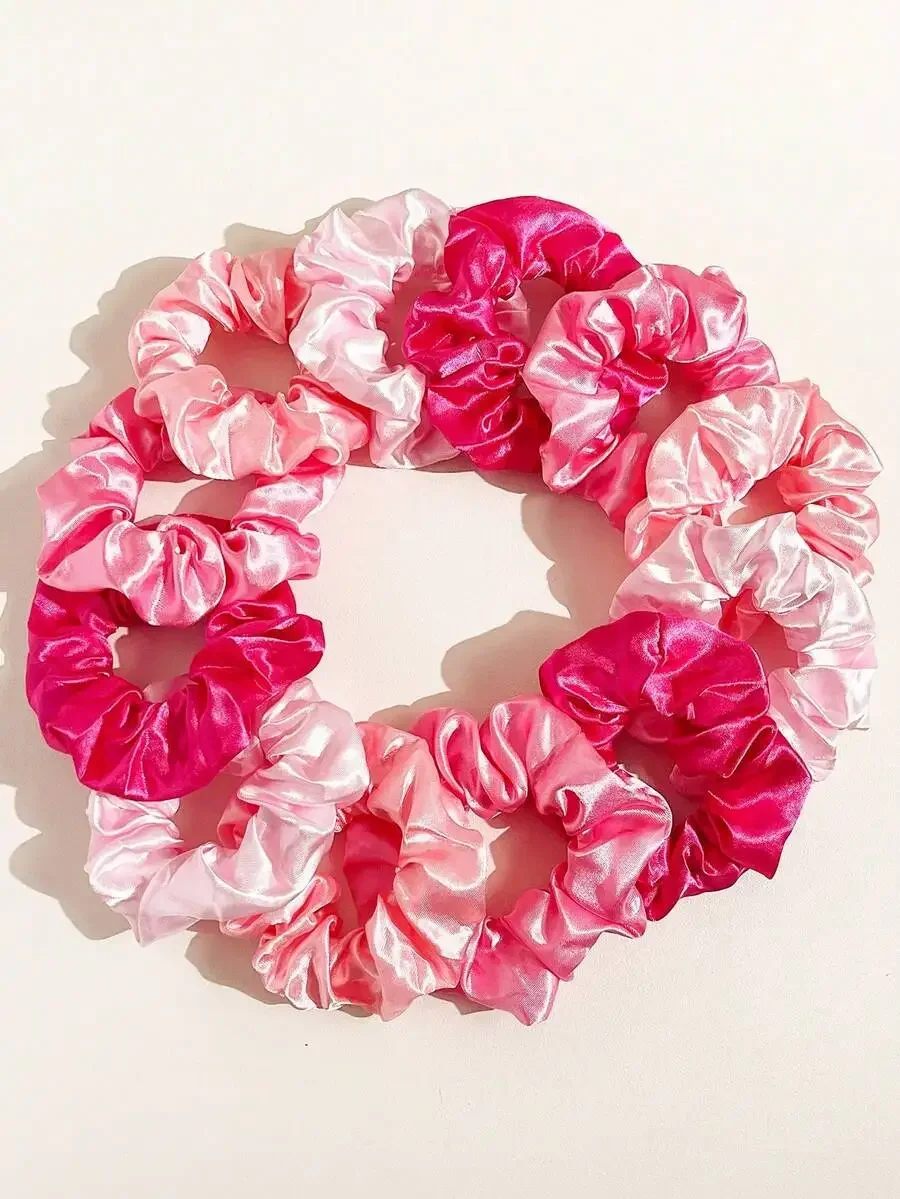 12pcs Soft Satin Pink Scrunchies For Women Hair Ties Elastic Hair Bands Hair Accessories
12pcs Soft Satin Pink Scrunchies For Women Hair Ties Elastic Hair Bands Hair Accessories