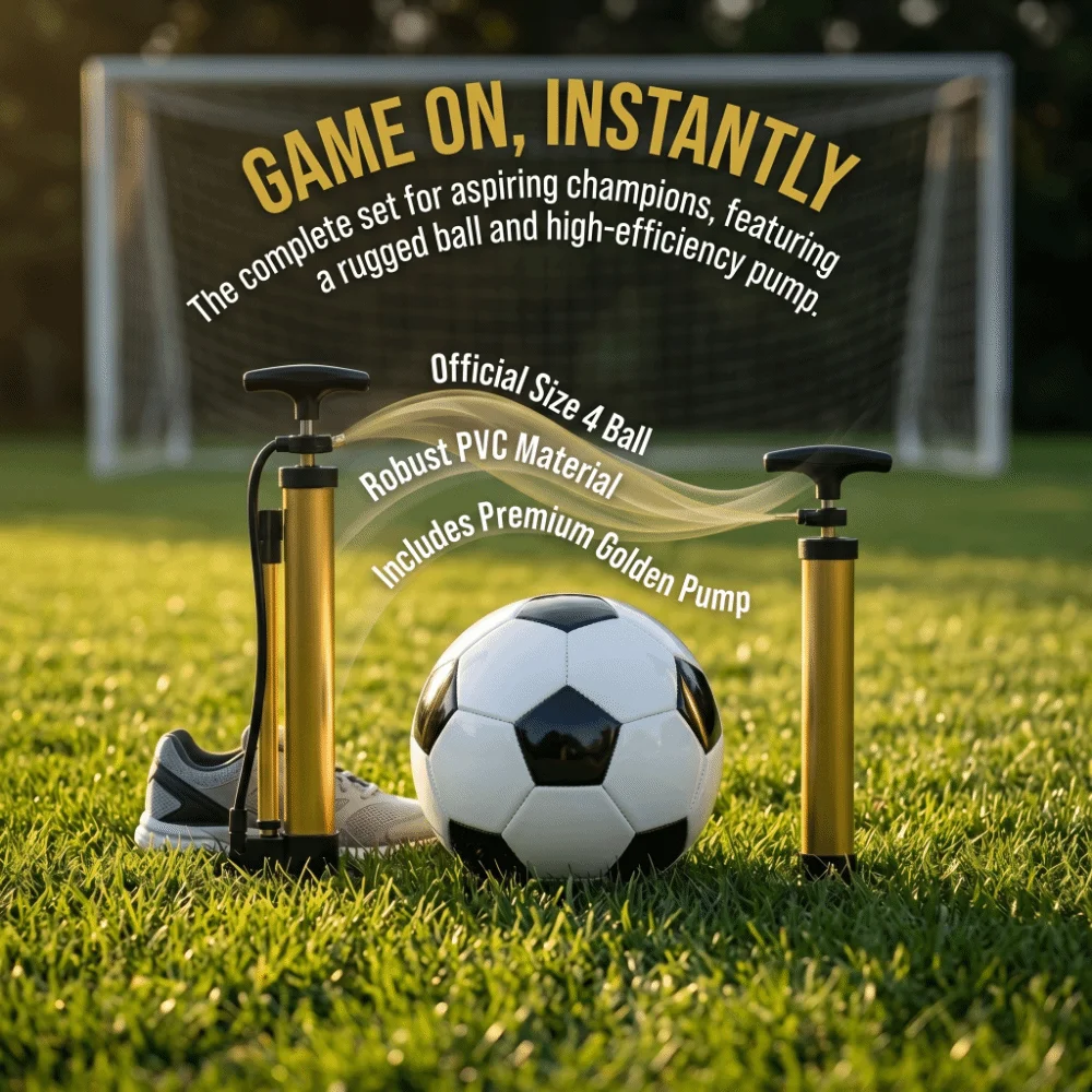 3pcs With Needle PVC Cover Soccer Ball Black White Pattern Size 4 Football Inflated Ball Hand Pump Training Ball Indoor Outdoor
3pcs With Needle PVC Cover Soccer Ball Black White Pattern Size 4 Football Inflated Ball Hand Pump Training Ball Indoor Outdoor