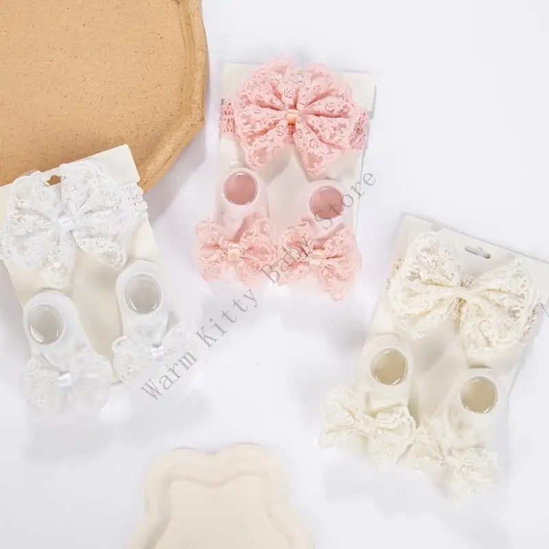 XXFE Baby Socks with Silicone Grip Stretchy Bowknot Headband for 0 to 12 Month Use
XXFE Baby Socks with Silicone Grip Stretchy Bowknot Headband for 0 to 12 Month Use