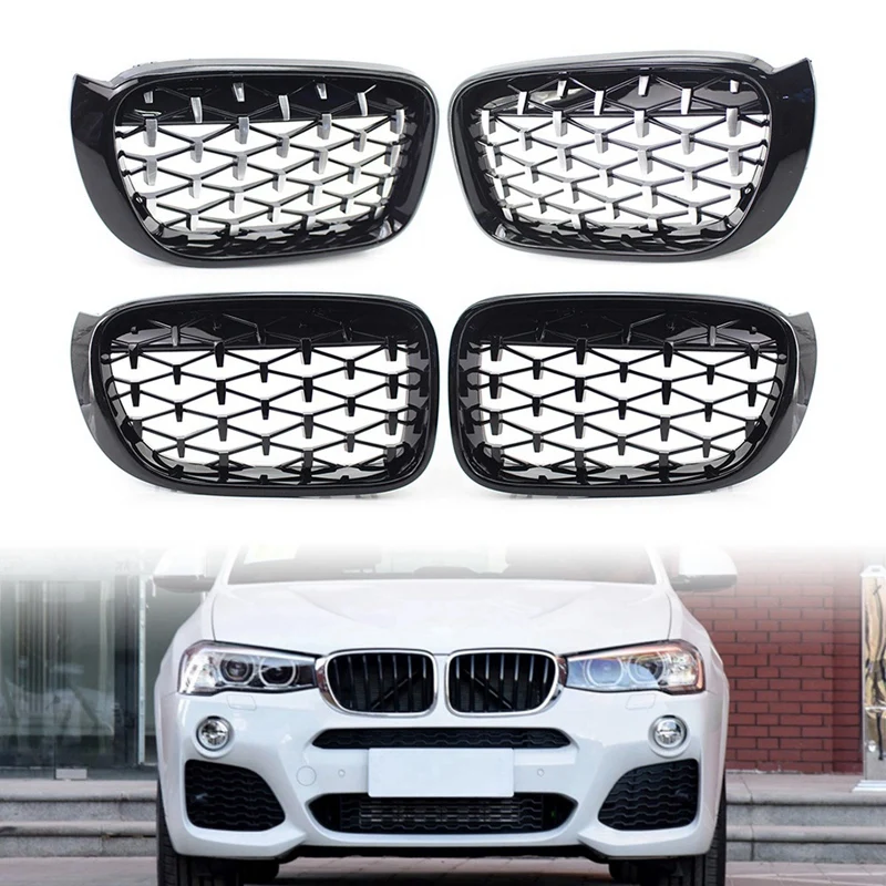 Car Front Kidney Grill Front Hood Grill Mesh Grille 51117338571 51117338572 Forbmw X3 F25 X4 F26 2014-2017
Car Front Kidney Grill Front Hood Grill Mesh Grille 51117338571 51117338572 Forbmw X3 F25 X4 F26 2014-2017