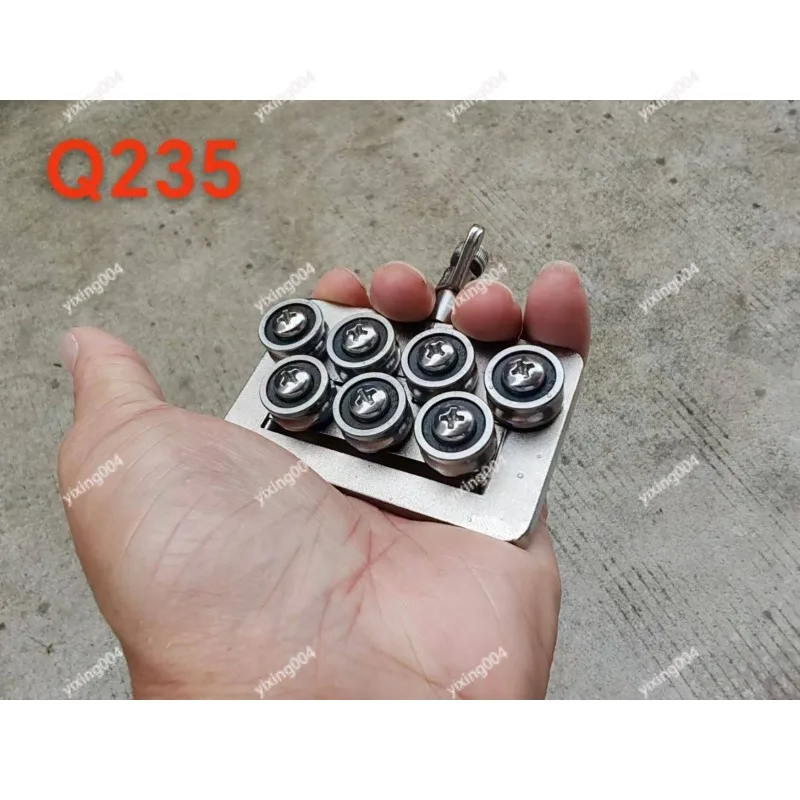 7-wheel Wire Straightener Tool for Copper Iron Stainless Steel Cable Motorcycle Keychain Wire Alignment Processing
7-wheel Wire Straightener Tool for Copper Iron Stainless Steel Cable Motorcycle Keychain Wire Alignment Processing