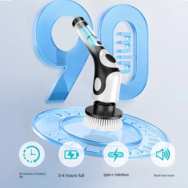 Multifunctional Electric Cleaning Brush Voice Control Wireless Handheld Design Automatic Rotating Telescopic Rod Plastic Cross
Multifunctional Electric Cleaning Brush Voice Control Wireless Handheld Design Automatic Rotating Telescopic Rod Plastic Cross