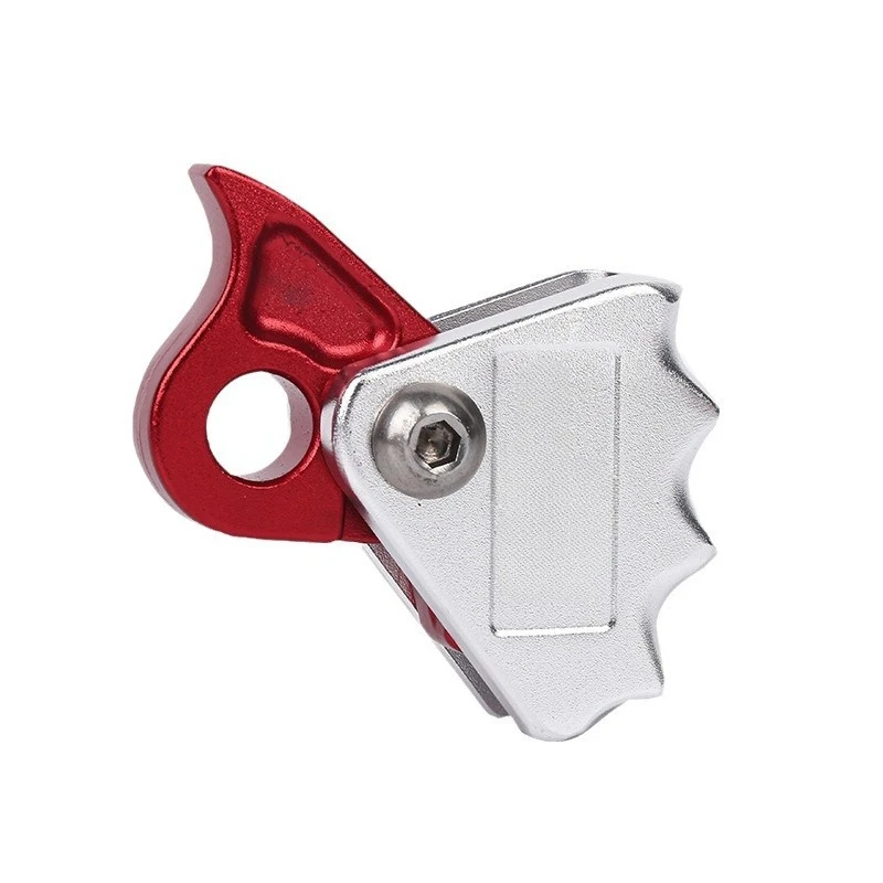 Closed rope grabber, flow stopper, mobile grab and fall preventer, ice climbing, rock climbing
Closed rope grabber, flow stopper, mobile grab and fall preventer, ice climbing, rock climbing