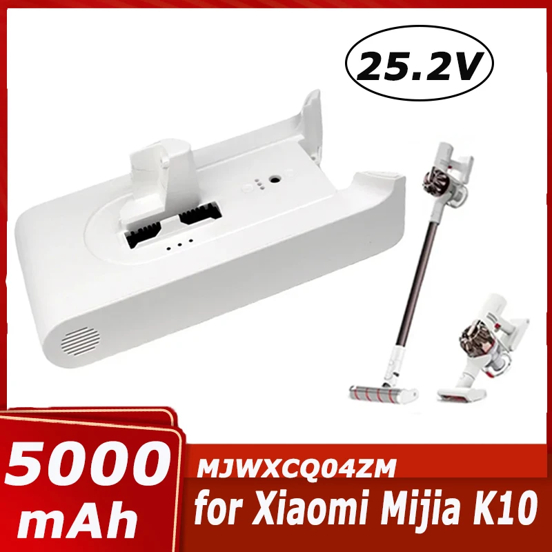 For Xiaomi for MIJIA K10 Handheld Cordless Vacuum Cleaner 25.2V 3500mAh Lithium-ion Rechargeable Battery Vacuum Cleaner Battery
For Xiaomi for MIJIA K10 Handheld Cordless Vacuum Cleaner 25.2V 3500mAh Lithium-ion Rechargeable Battery Vacuum Cleaner Battery