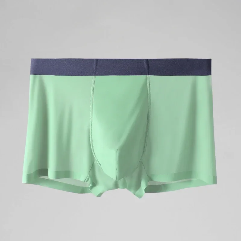 5PCSMen's ice silk underwear, men's seamless summer thin four-cornered pants, comfortable and breathable, flat-cornered pants, i
5PCSMen's ice silk underwear, men's seamless summer thin four-cornered pants, comfortable and breathable, flat-cornered pants, i