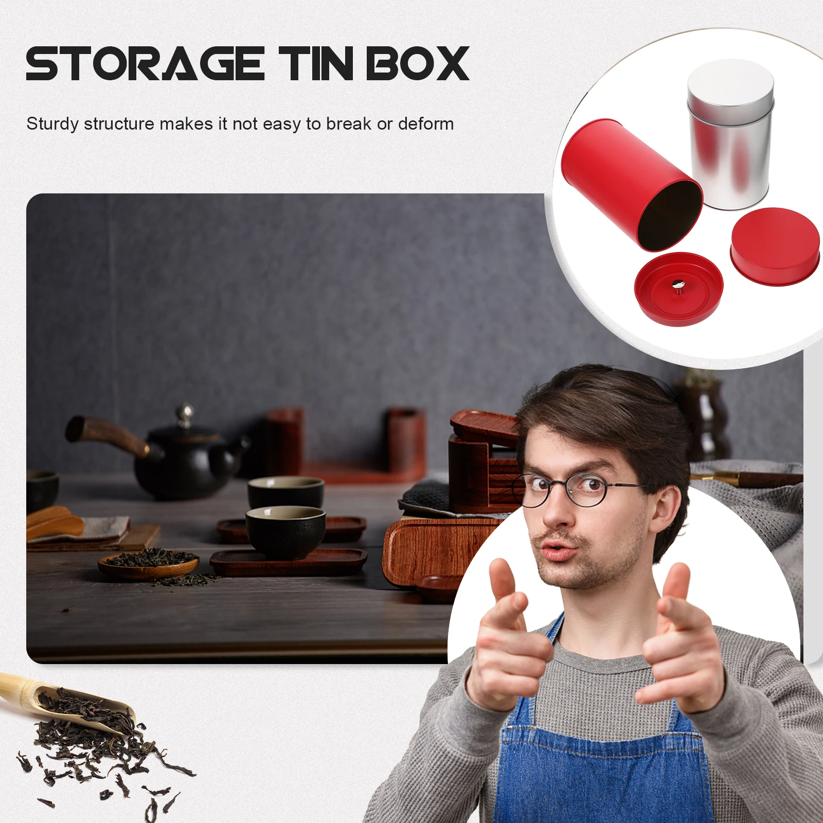 2pcs Tea Coffee Bean Sugar Storage Jars 180 200g Airtight Tinplate Containers SilverRedLid Canisters Metal Holder Dry Food
2pcs Tea Coffee Bean Sugar Storage Jars 180 200g Airtight Tinplate Containers SilverRedLid Canisters Metal Holder Dry Food