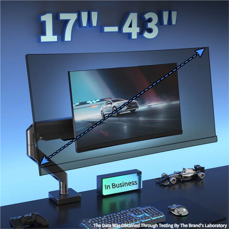 "M8" Gas Spring suporte monitor 17"-43" Big Screens Monitor Desktop Arm 360° Rotate 2-15KG Ultra wide flat screens Monitor Stand
"M8" Gas Spring suporte monitor 17"-43" Big Screens Monitor Desktop Arm 360° Rotate 2-15KG Ultra wide flat screens Monitor Stand