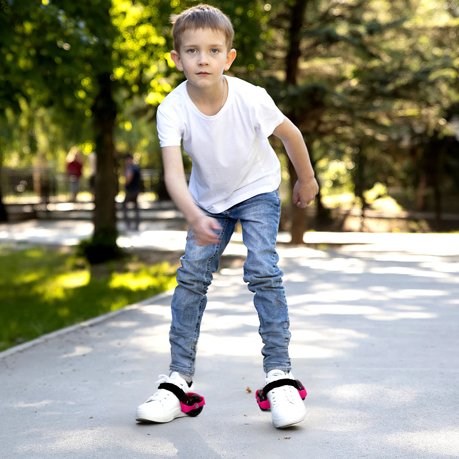 1 Pair Glittery Skate Shoes For Adjustable Outdoor Sports Roller Wheel Heel Skates With Light Fun Gift
1 Pair Glittery Skate Shoes For Adjustable Outdoor Sports Roller Wheel Heel Skates With Light Fun Gift