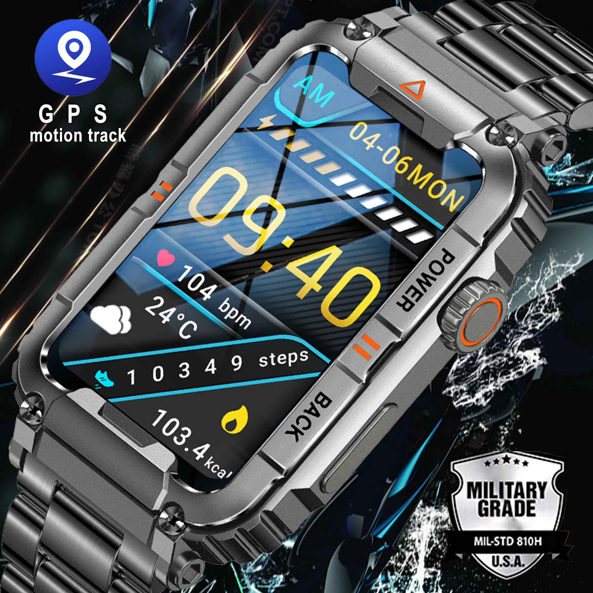 Men Smart Watch For Android IOS Fitness Watches Ip68 Waterproof Military Healthy Monitor AI Voice Bluetooth Call Smartwatch 2023
Men Smart Watch For Android IOS Fitness Watches Ip68 Waterproof Military Healthy Monitor AI Voice Bluetooth Call Smartwatch 2023