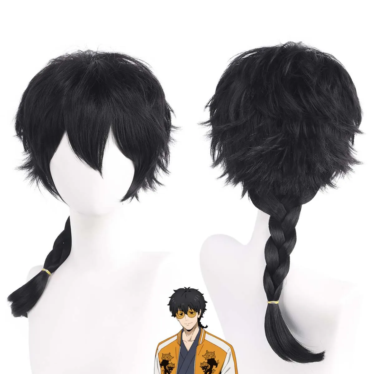 Аниме WIND BREAKER Jo Togame Косплей Черный парик с короткими волосами и хвостиком
Аниме WIND BREAKER Jo Togame Косплей Черный парик с короткими волосами и хвостиком