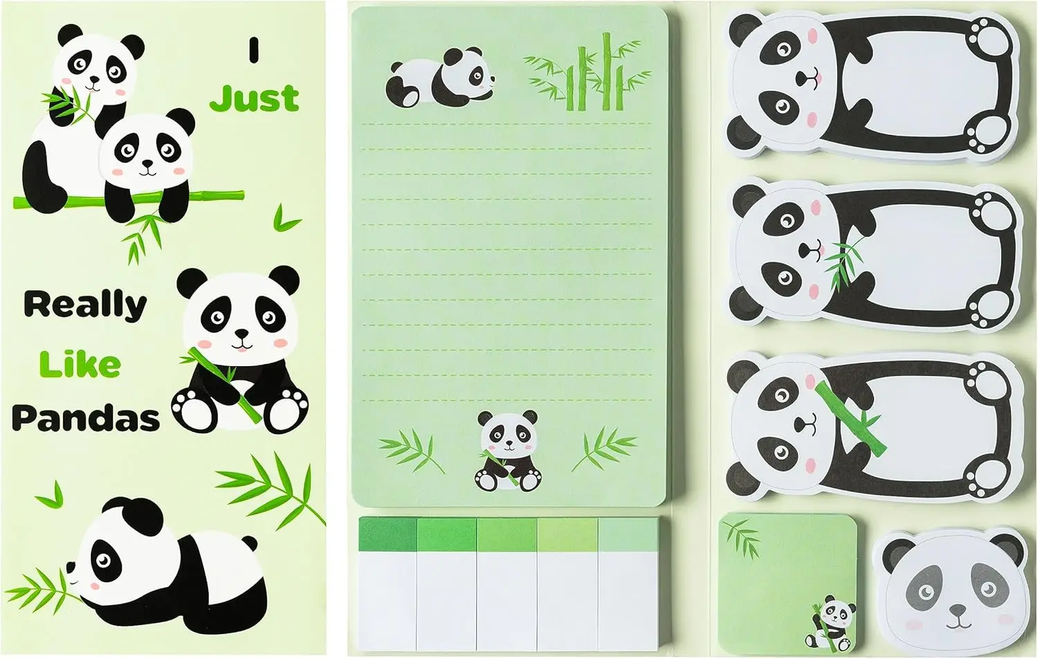 550 Sheets Cute Panda Sticky Notes Set with Divider Tabs, Self-Stick Memo Pads for School Office Supplies
550 Sheets Cute Panda Sticky Notes Set with Divider Tabs, Self-Stick Memo Pads for School Office Supplies