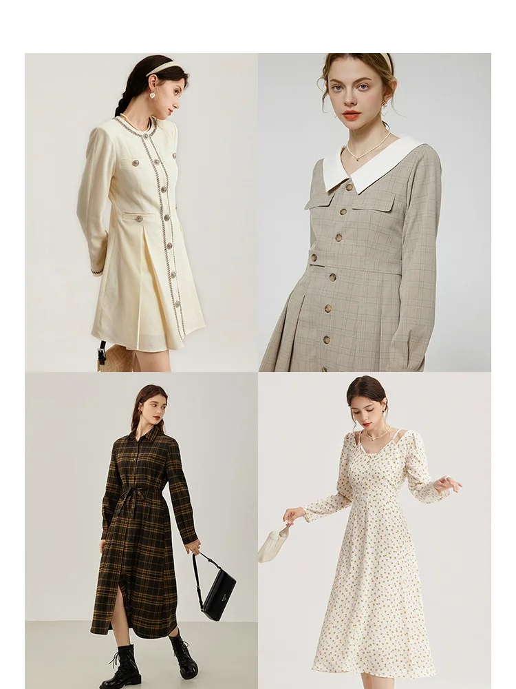 Платье-рубашка SRK French Sle Pure Color с V-образным вырезом, средней талией, А-силуэтом, длинными рукавами, свободного кроя, для повседневной носки, в стиле кэжуал, элегантное
Платье-рубашка SRK French Sle Pure Color с V-образным вырезом, средней талией, А-силуэтом, длинными рукавами, свободного кроя, для повседневной носки, в стиле кэжуал, элегантное