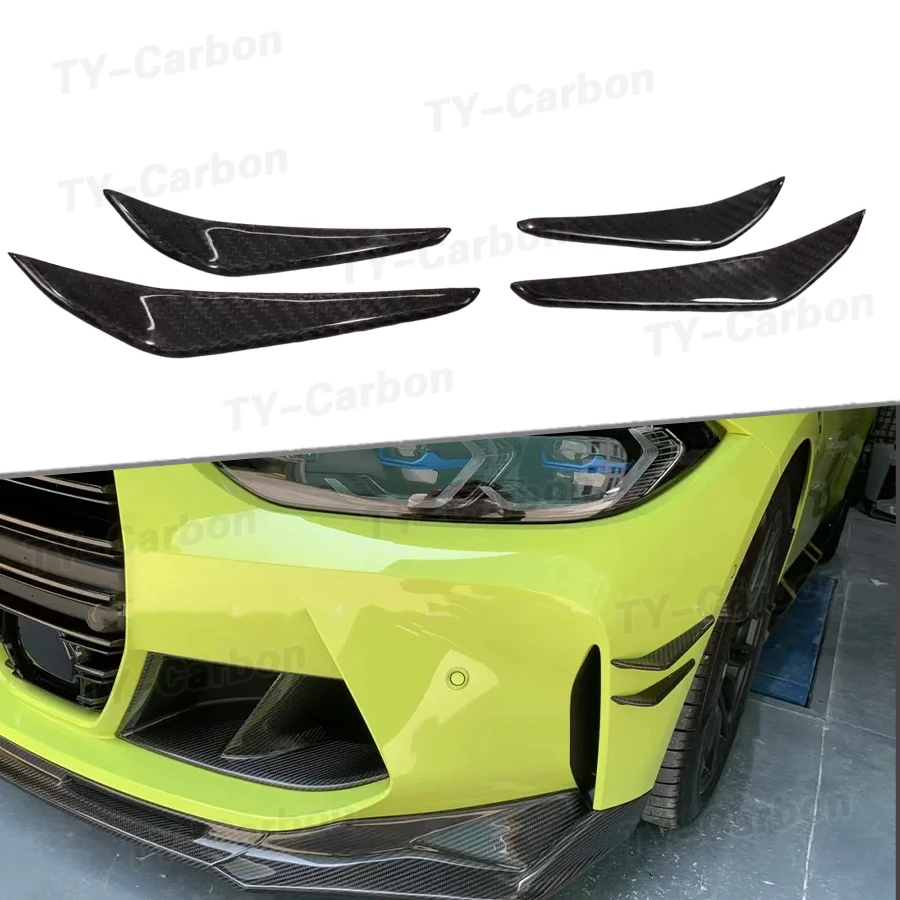 Real Carbon Fiber MP Style Front Bumper Canards Splitter for BMW G80 M3 G82 G83 M4 2021+ Spoiler Side Fin Flaps Decoration
Real Carbon Fiber MP Style Front Bumper Canards Splitter for BMW G80 M3 G82 G83 M4 2021+ Spoiler Side Fin Flaps Decoration