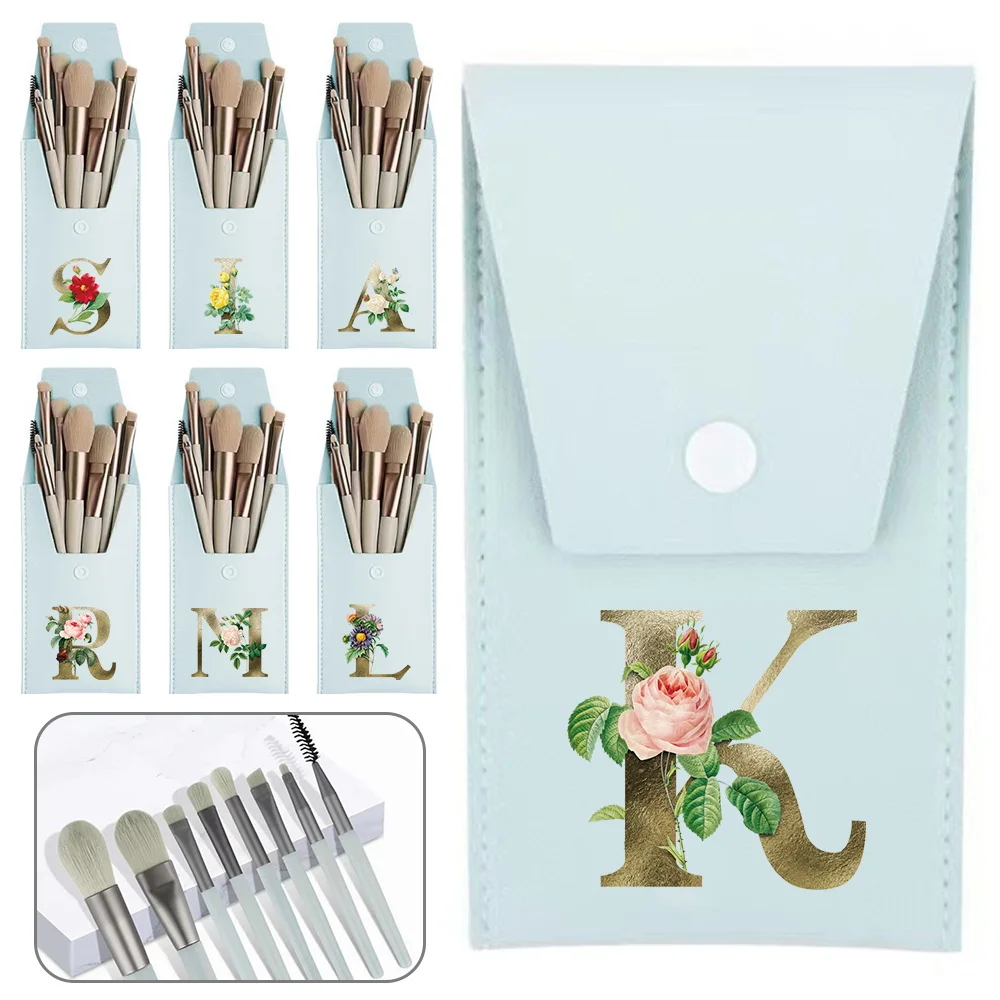 8pcs Travel Makeup Brush Case Kit with Cosmetic Organizer Box Multifunctional Beauty Brushes Set Golden Flower Pattern
8pcs Travel Makeup Brush Case Kit with Cosmetic Organizer Box Multifunctional Beauty Brushes Set Golden Flower Pattern