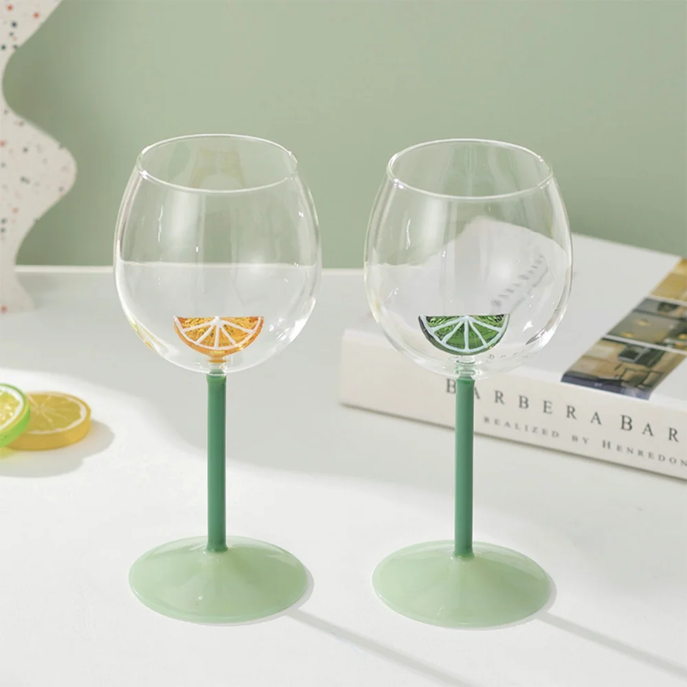 Long Stem Wine Glasses for Red and White Wine Lemon Under Cup Bottom Funny Wine Glass
Long Stem Wine Glasses for Red and White Wine Lemon Under Cup Bottom Funny Wine Glass