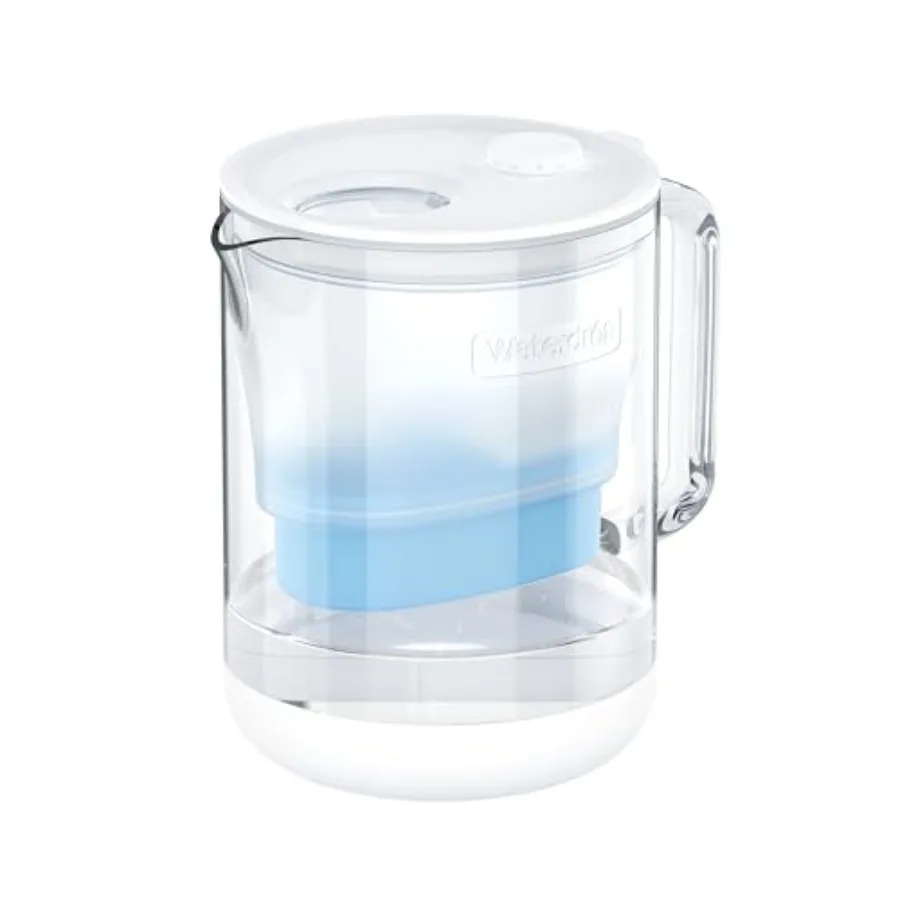 Red 7-Cup Glass Alkaline Water Filter Pitcher with 1 Filter for Home Office Eco-Friendly Reduces PFOA/PFOS Chlorine Cadmium Cop
Red 7-Cup Glass Alkaline Water Filter Pitcher with 1 Filter for Home Office Eco-Friendly Reduces PFOA/PFOS Chlorine Cadmium Cop