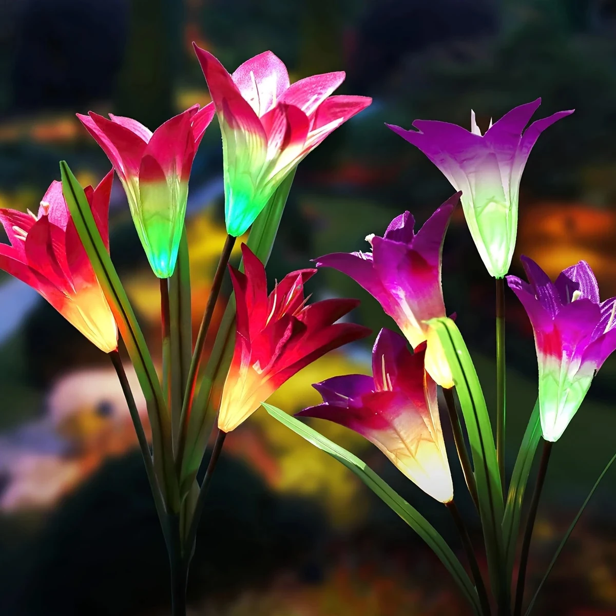 Solar Lily Lights, Simulated Lilies for Outdoor Garden, Yard, Path, Lawn, Party, Holiday Decoration
Solar Lily Lights, Simulated Lilies for Outdoor Garden, Yard, Path, Lawn, Party, Holiday Decoration
