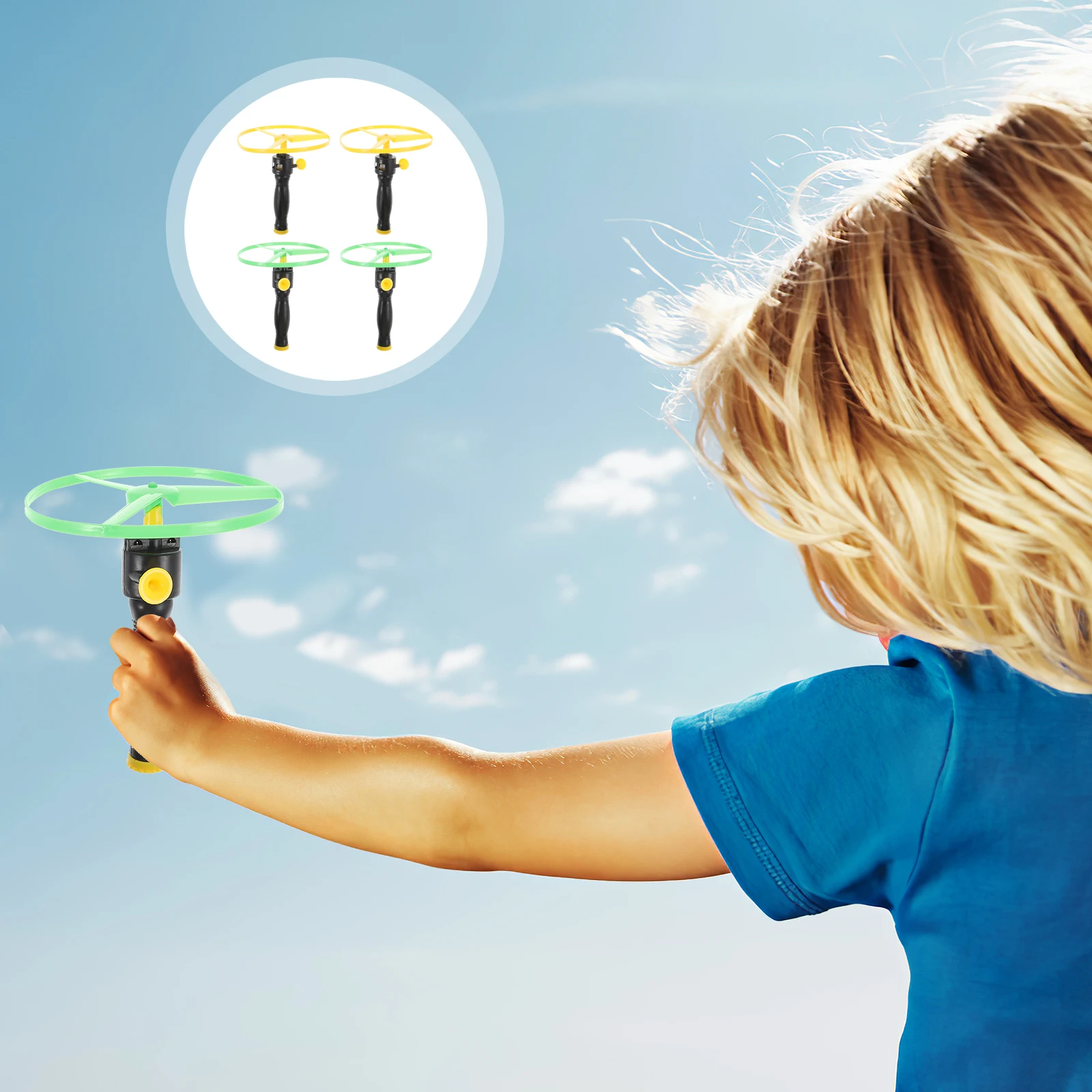 3 Sets Handheld Toys Lightweight Flying Disc Launcher for Kids Birthday Gifts Plastic Saucer
3 Sets Handheld Toys Lightweight Flying Disc Launcher for Kids Birthday Gifts Plastic Saucer