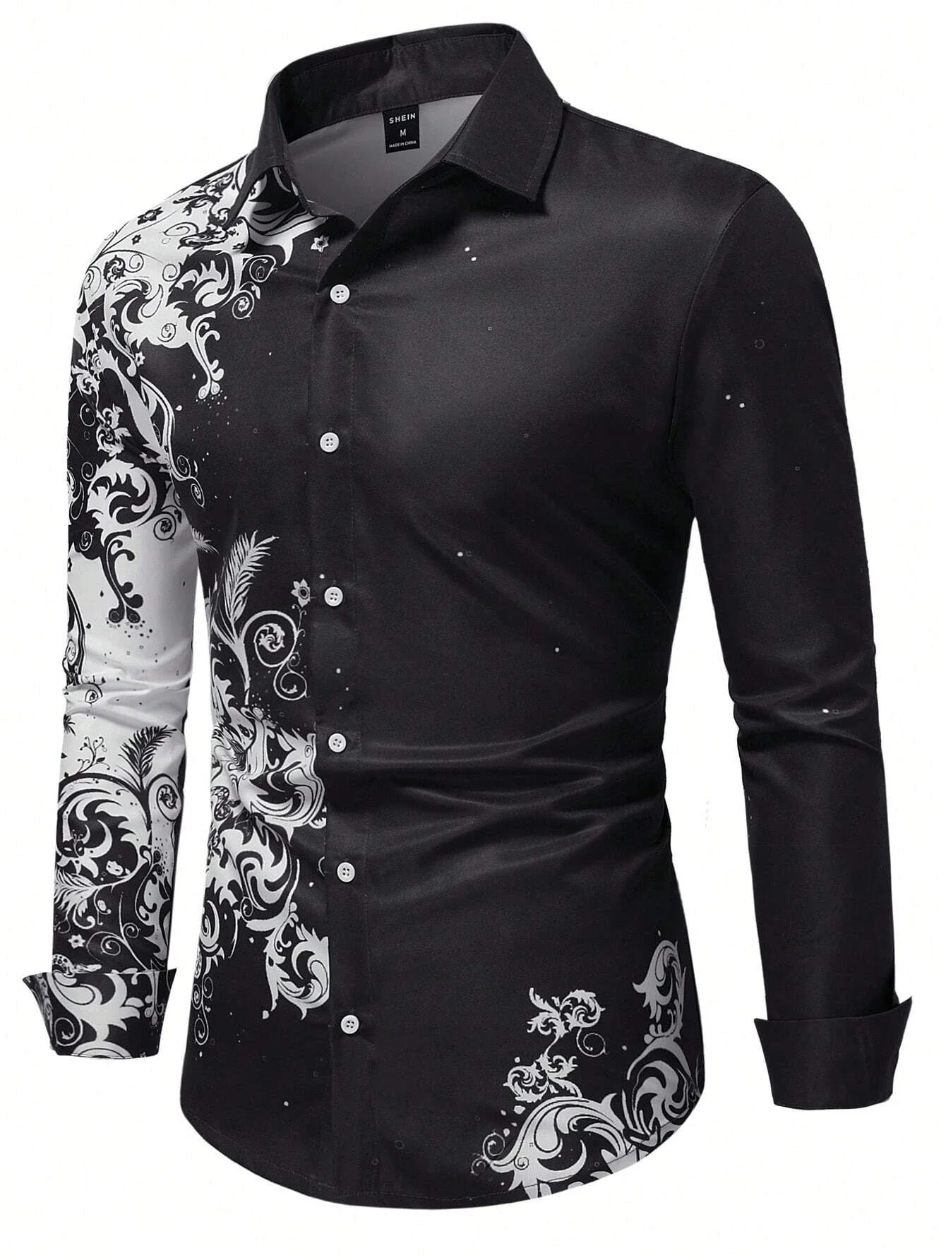 Men's Floral Pattern Shirt 3D Simple Printing Long Sleeve Shirt Men's Casual Fashion Hip-hop Neutral Clothing
Men's Floral Pattern Shirt 3D Simple Printing Long Sleeve Shirt Men's Casual Fashion Hip-hop Neutral Clothing