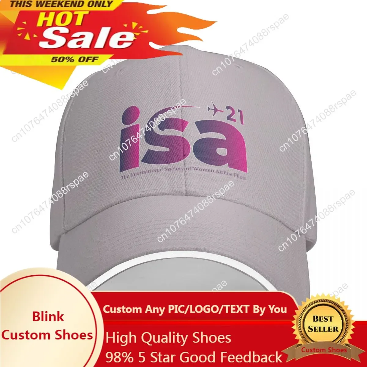 ISA+21 - The International Society Of Women Airline Pilots Cap Baseball Cap Fashion Beach Anime Caps For Men Women's
ISA+21 - The International Society Of Women Airline Pilots Cap Baseball Cap Fashion Beach Anime Caps For Men Women's