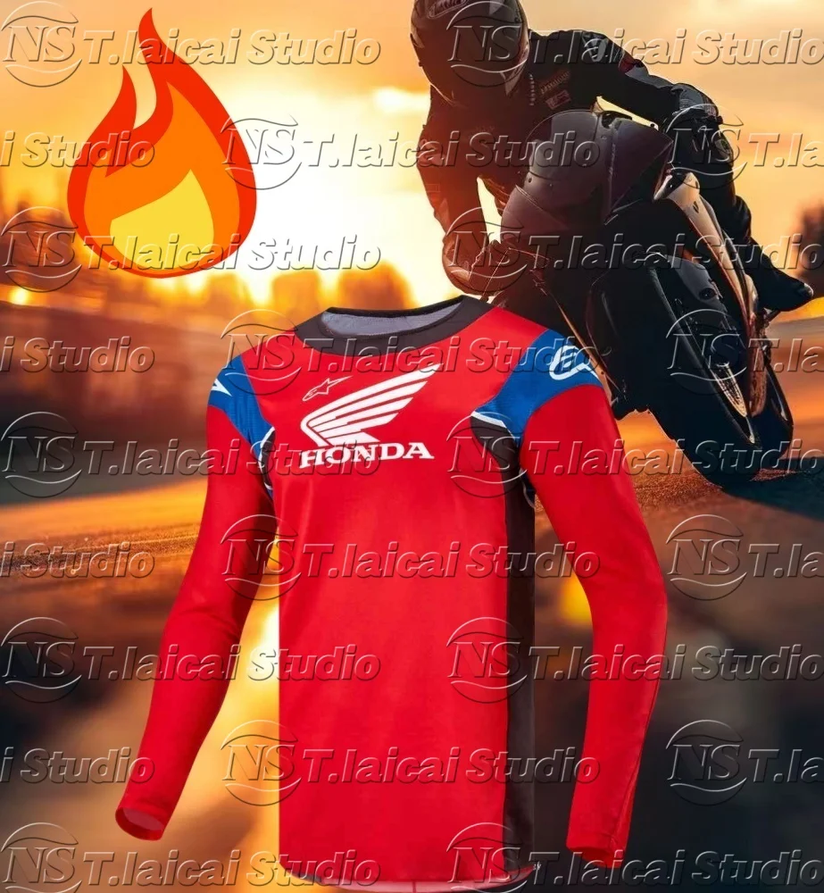Новейший внедорожный мотоцикл Honda 2026, горный велосипед, спортивный спуск, топ с длинными рукавами, повседневная быстросохнущая дышащая одежда
Новейший внедорожный мотоцикл Honda 2026, горный велосипед, спортивный спуск, топ с длинными рукавами, повседневная быстросохнущая дышащая одежда