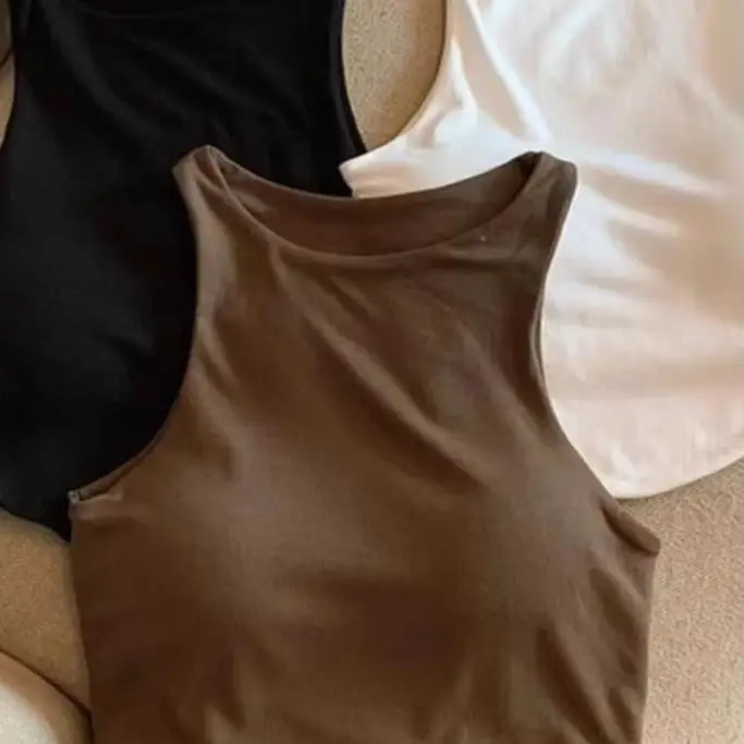 Summer Seamless U-shaped Sports Vest Women Chest Pads Integrated Basic Camisole Underwear Casual Sexy Fitness Tank Top
Summer Seamless U-shaped Sports Vest Women Chest Pads Integrated Basic Camisole Underwear Casual Sexy Fitness Tank Top