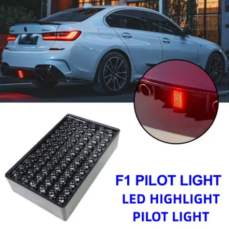 Universal 12V F1 Car Style Rear Brake Lamp Rear Tail Lights Bracket 72 LED Strobe Flashing Tail Stop Light for Pickup Truck SUV
Universal 12V F1 Car Style Rear Brake Lamp Rear Tail Lights Bracket 72 LED Strobe Flashing Tail Stop Light for Pickup Truck SUV