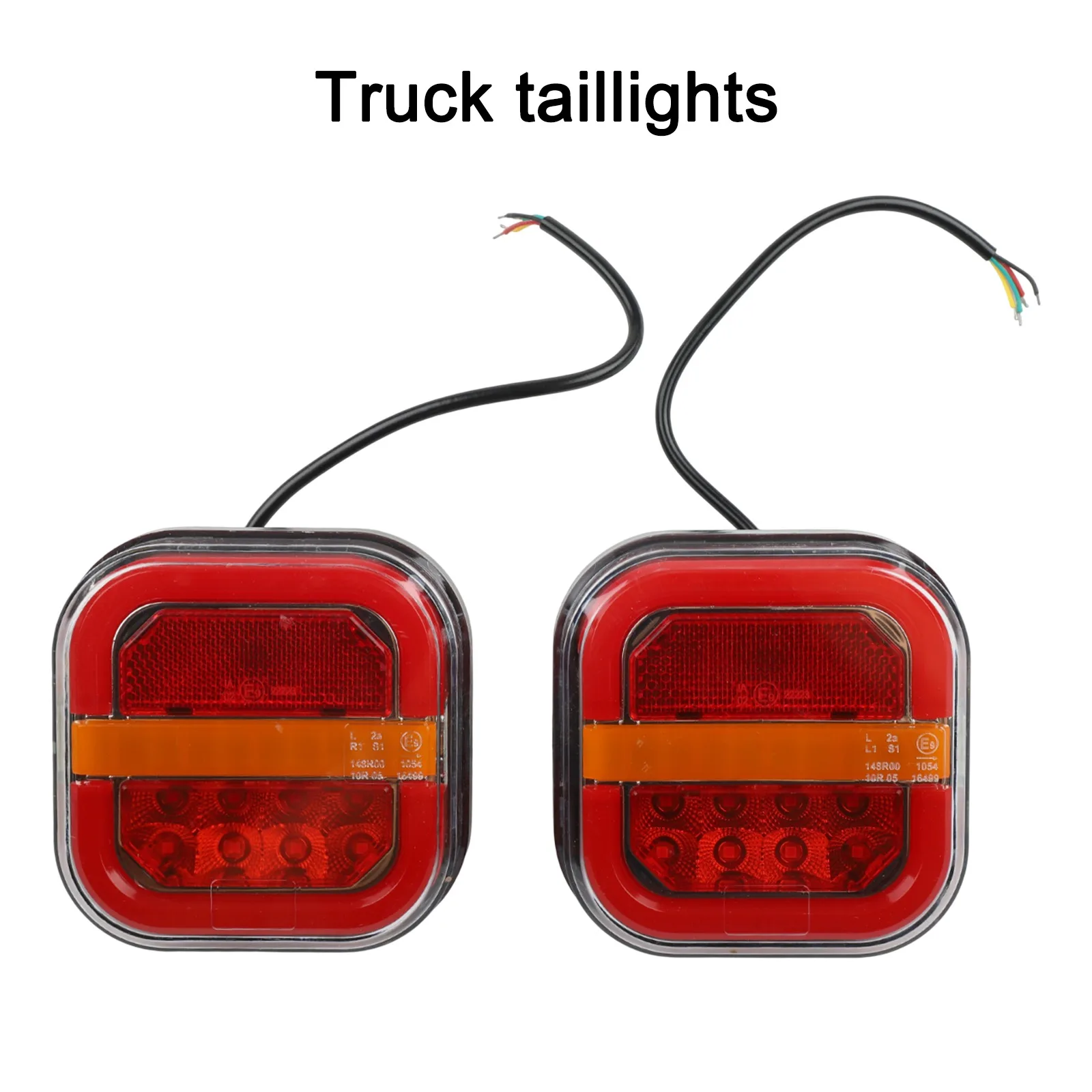 28 LEDs Square LED Trailer Taillight for 12/24V Vehicles Waterproof IP67 Functions as Brake and Turn Signal Lights
28 LEDs Square LED Trailer Taillight for 12/24V Vehicles Waterproof IP67 Functions as Brake and Turn Signal Lights